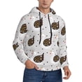 thumbnail image 2 of Sikiie Cute Swan Men's Hoodie, Essentials Hoodie, Sweatshirt, Pullover Hooded Sweatshirt for Men-Medium, 2 of 7