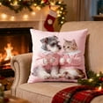 thumbnail image 6 of Valentine'S Day Decoration-Valentine'S Day Throw Pillows With A Pair Of Cute Cats/Dogs,Colorful Valentine'S Day Throw Pillow Cover,18 X 18 Inch Anniversary Wedding Cushion Case Decor For Sofa Couch, 6 of 6