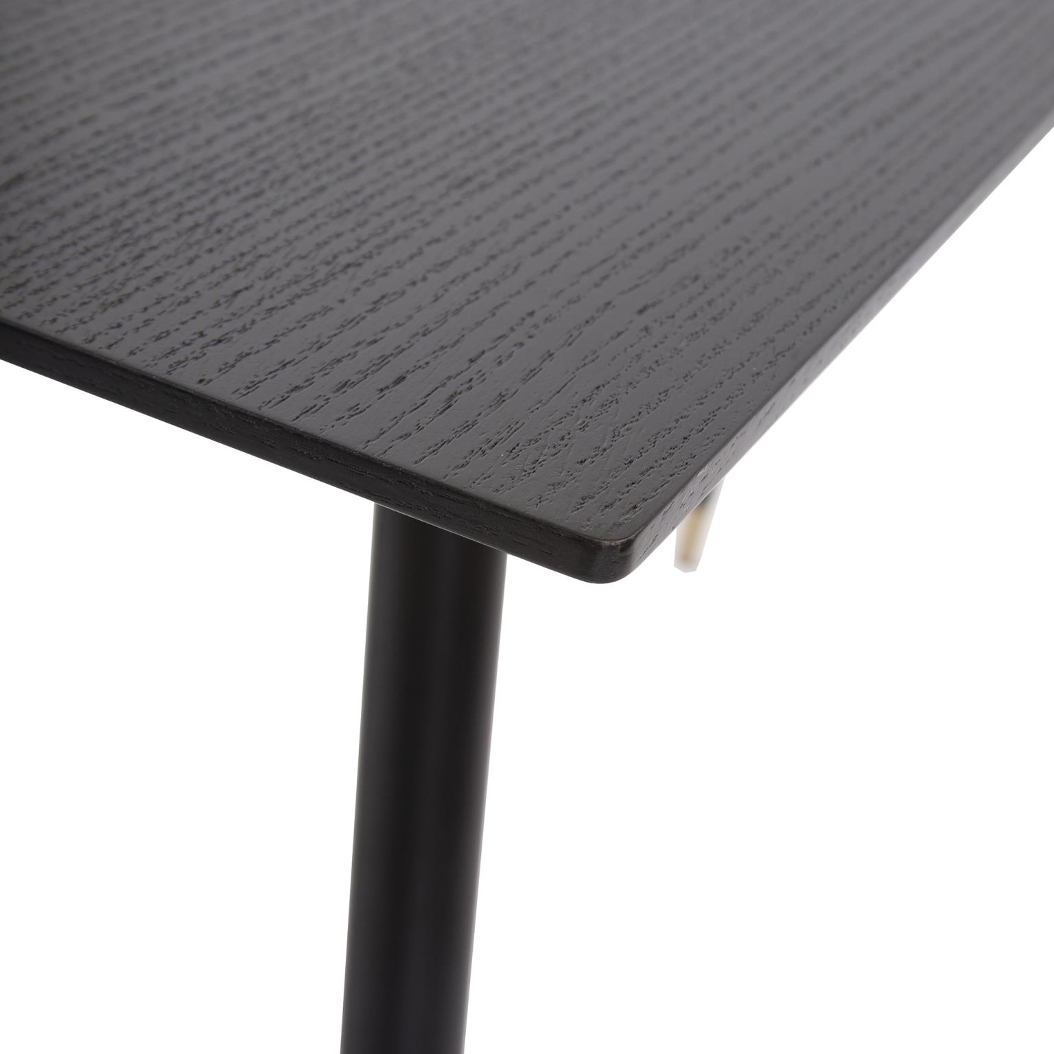 Tyler Dillon Black Ash Rectangular Console & Accent Table - 47W x 16D x 30H