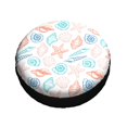 thumbnail image 3 of Kll Colorful Seashells1 Tire Cover,Universal Wheel Tire Cover For Trailer, Rv, Suv, Truck,Camper And Many Vehicle,(15 Inch), 3 of 8