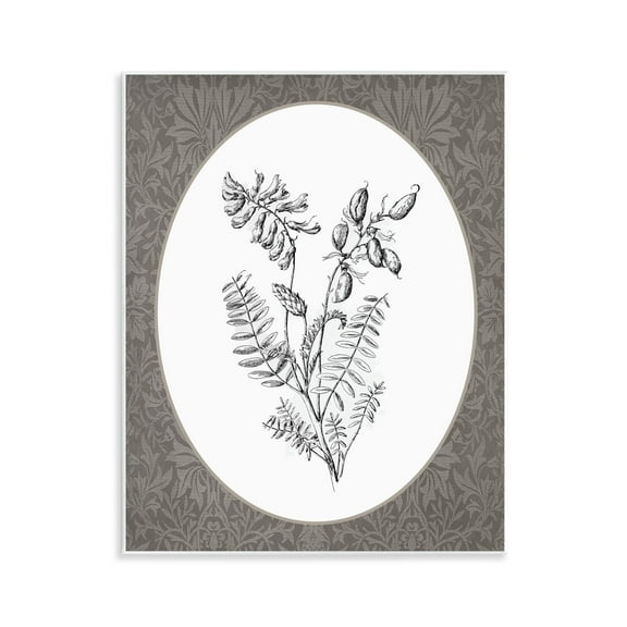 Stupell Industries Vintage Forest Botanicals Floral Painting Unframed Art Print Wall Art, 11 x 14