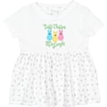 thumbnail image 3 of Inktastic Funny Easter Just Chillin' with My Peeps Girls Baby Dress, 3 of 5