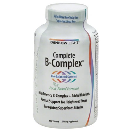 UPC 021888100323 product image for Rainbow Light Vitamins & Minerals Complete B-Complex Food-Based 180 tablets 2141 | upcitemdb.com