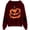 AB1999 Wine, variant on Tisuna Halloween Hoodie For Women Cozy Pumpkin Print Hooded Tops Ladies Long Sleeve Halloween Daily Fall Hoody Size L