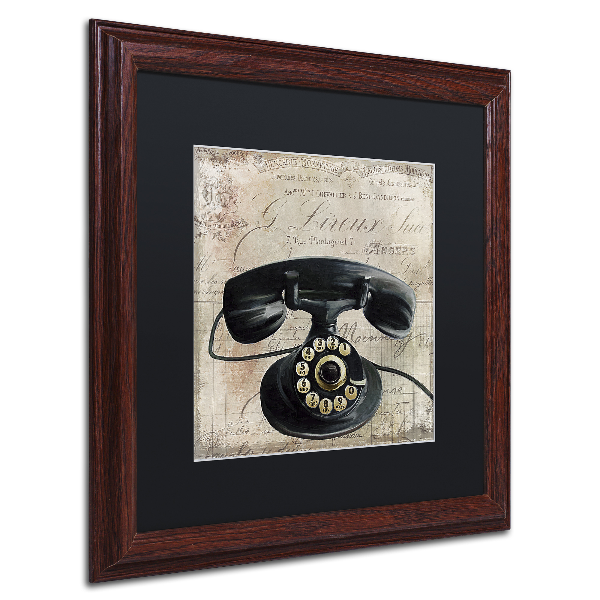 Trademark Fine Art 'Call Waiting II' Matted Framed Art by Color Bakery