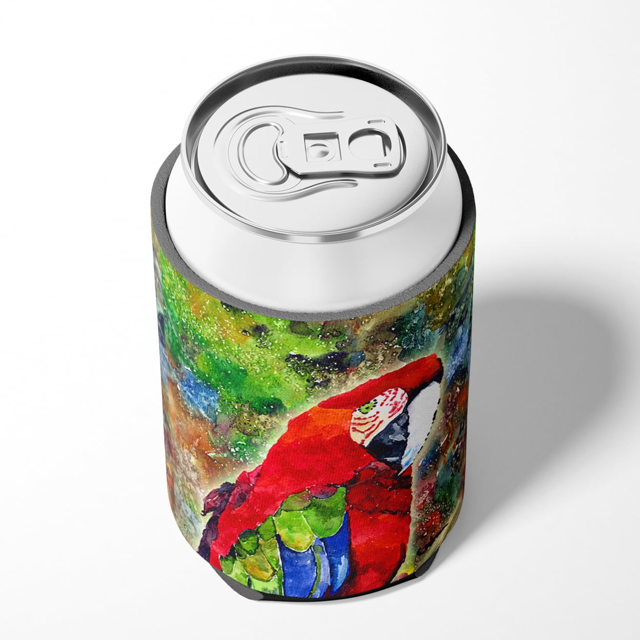 Carolines Treasures 8606CC Parrot Can or Bottle Hugger Can Hugger multicolor