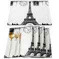 thumbnail image 6 of Eiffel Tower Retro Postmark Table Runner Home Kitchen Dining Table Decor Wedding Table Decor, 6 of 6