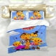 thumbnail image 5 of Rolie Polie Olie Conjunto de sábanas temático, trío de piezas, cómodo y amigable con la piel, diseño único, regalo de decoración para el hogar para familiares, amigos y fans,135cm *200cm, 5 of 6