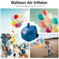 thumbnail image 3 of 1Pc 13000pa Electric Balloon Air Inflator Single Hole Party Balloon Pump US Plug, 3 of 7