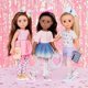 thumbnail image 2 of Glitter Girls &ndash; Mu&ntilde;eca de Moda articulada de 14 Pulgadas &ndash; Lujoso Cabello casta&ntilde;o y Ojos Azules &ndash; Vestido Rosa con Volantes &ndash; Glitter Girls NA, 2 of 8