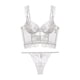 thumbnail image 2 of Conjunto de lencería , conjunto de y braguitas de encaje con nupcial de boda Blanco Colcomx Ropa interior de mujer, 2 of 8