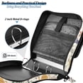 thumbnail image 4 of FORMRS Zipper Binder with Shoulder Strap 2-inch Ring 500 Sheet Capacity File Bag, Birds and Teapots, 4 of 5