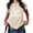 Apricot, variant on UNISHE Women's Vintage Floral Book Graphic Tee - Oversized Aesthetic Short Sleeve Crewneck Top, Dark Wash Look, Trendy Summer Outfit