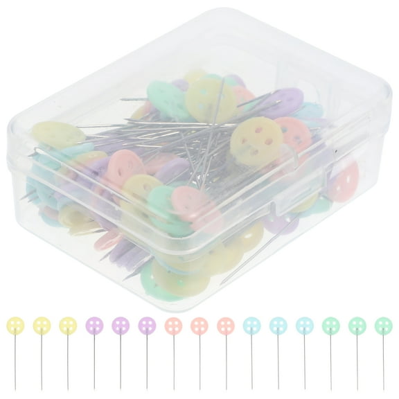 Brandonz 100pc Sewing Pins Straight Pins Quilting Pins for Crafts
