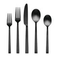 thumbnail image 1 of Better Homes & Gardens River Black Satin 20Pc Flatware Set, 1 of 6