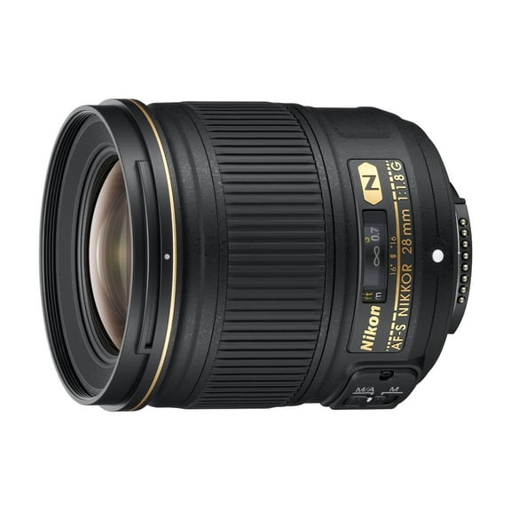 Nikon AF FX NIKKOR 28mm F/1.8G Compact Wide-angle Prime Lens with Auto Focus for Nikon DSLR Cameras