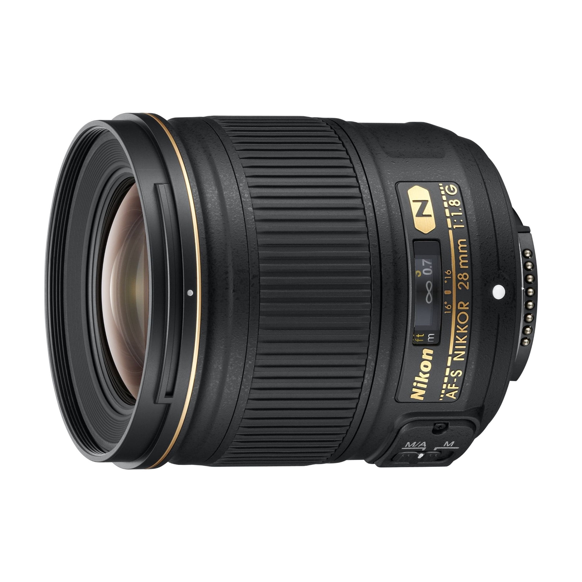 Nikon AF-S NIKKOR 28mm F/1.8G Wide-Angle Prime Lens (International Model)