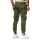 thumbnail image 1 of Pantalones de trabajo de carga con cintura elástica para hombres Pantalones largos ajustados con bolsillo casual M-3xl ShuxiuWang 8390613684462, 1 of 1