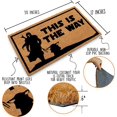 thumbnail image 2 of is The Way Door Mat 30x17 Inch, Starwars Door Mat, Starwars Welcome Mat,, 2 of 8