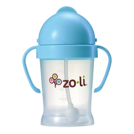 UPC 896368002271 product image for Zoli Baby BOT Straw Sippy Cup 6 oz - Blue | upcitemdb.com