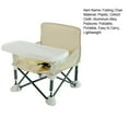 thumbnail image 7 of Pebbuoy Baby Outdoor Beach Chair with Non-Slip Pads High Stability Strong Load-bearing Portable Compact Folding Chair Kids Infant Dinner Table, 7 of 7