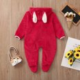 thumbnail image 3 of Toddler Kid Jumpsuit Pants Clothes Newborn Baby Boys Girls Winter Cute Snowman Fleece Jumpsuit Romper Warm Outwear Summer Jumpsuit For Girls Boys, 3 of 9