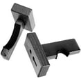 thumbnail image 3 of 4 Pack Baseball Bat Display Case Holder, Solid Wood Rack Brackets Baseball Bat Hanger Wall Mount, 3 of 6
