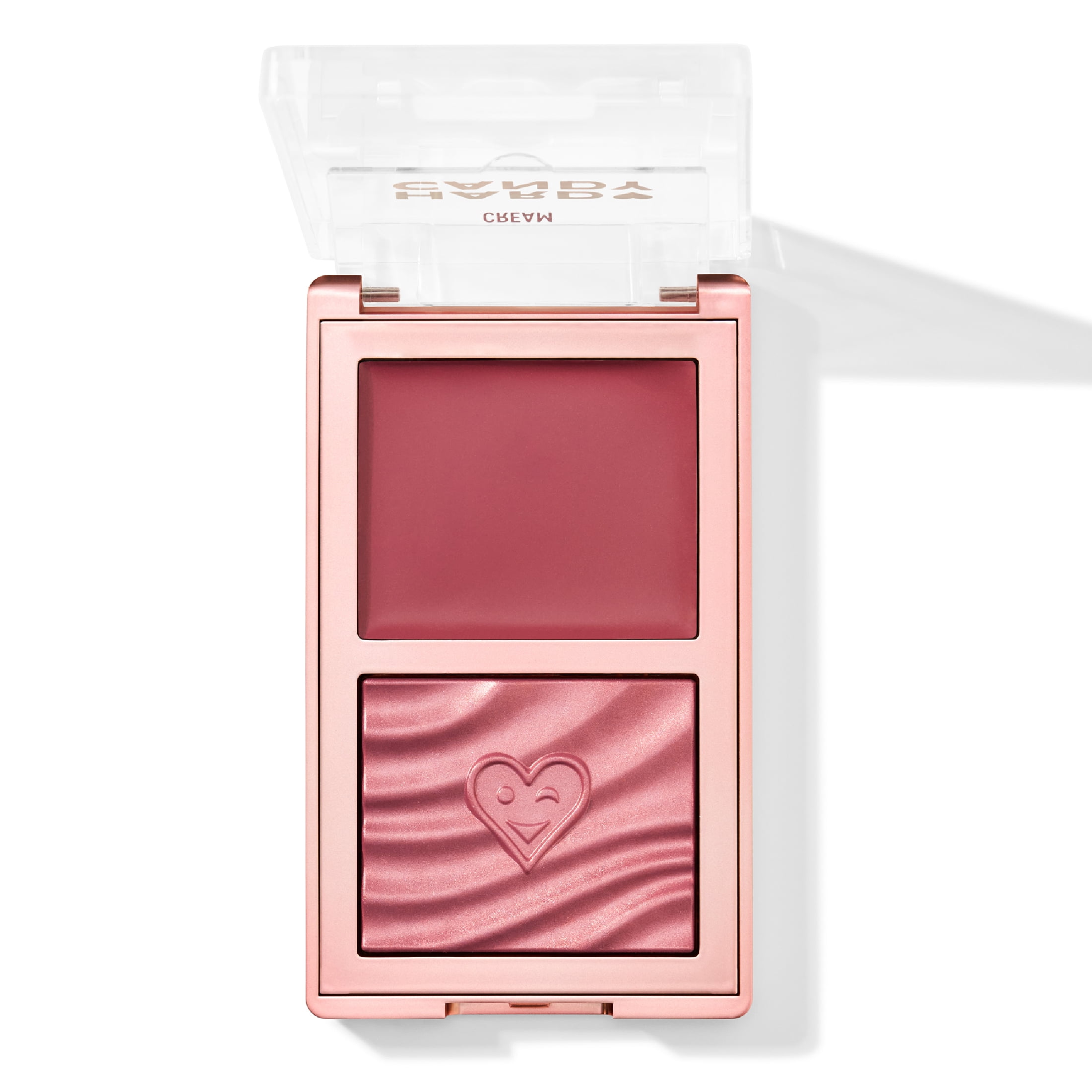 Hard Candy Blush On Lock Cream & Powder Blush Duo, Royal Flush, Rosy Mauve, 0.35 oz