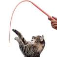 thumbnail image 4 of MORESEC 2Pcs Cat Teaser Wand, Mouse Tail Cat Teaser Wand for Interactive Play, Durable Wand Toy for Kittens and Cats, Extendable Wand for Exercise and Fun, Engaging Toy for Indoor Cats, 4 of 9