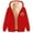 (Type 15)Red, variant on Women Winter Hoodies Zip Up Fleece Long Sleeve Warm Sweatshirts Jacket