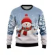thumbnail image 3 of Suéteres navideños de muñeco de nieve de otoño 2024 nuevos para mujer, ropa, linda sudadera de cuello redondo con muñeco de nieve, suéter de dibujos animados para niños, camisetas unisex, 3 of 5