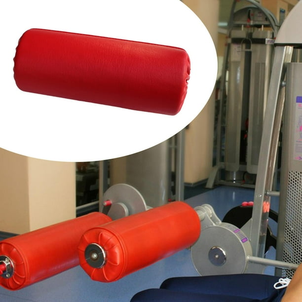 jinwen Foam Foot Pad Roller PU Leather for Home Gym Exercise Equipment Weight Bench Red Walmart