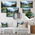 thumbnail image 4 of Designart "Canada Banff Euphony I" Landscapes Metal Wall Art Prints, 4 of 5