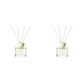 thumbnail image 2 of Long Lasting Scented Aroma Oil Diffuser Tea Fragrance Home Odor Eliminator for Living Room Bedroom Home Decor Gift, 3X3X3In, 2Pcs (Green2), 2 of 5