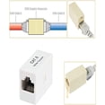 thumbnail image 6 of iMBAPrice RJ45 Coupler, Cat6 Ethernet Cable Extender - Female Straight Modular (15 Pack, White), 6 of 6