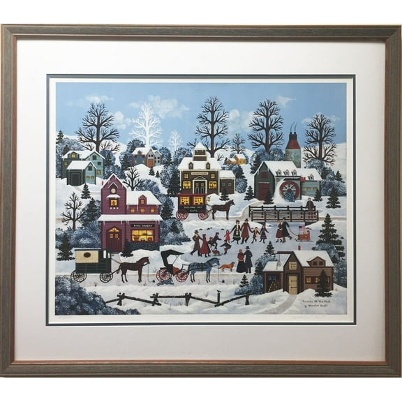 Jane Wooster Scott "Pursuits of the Past" CUSTOM FRAMED Lithograph Hand Signed Generic