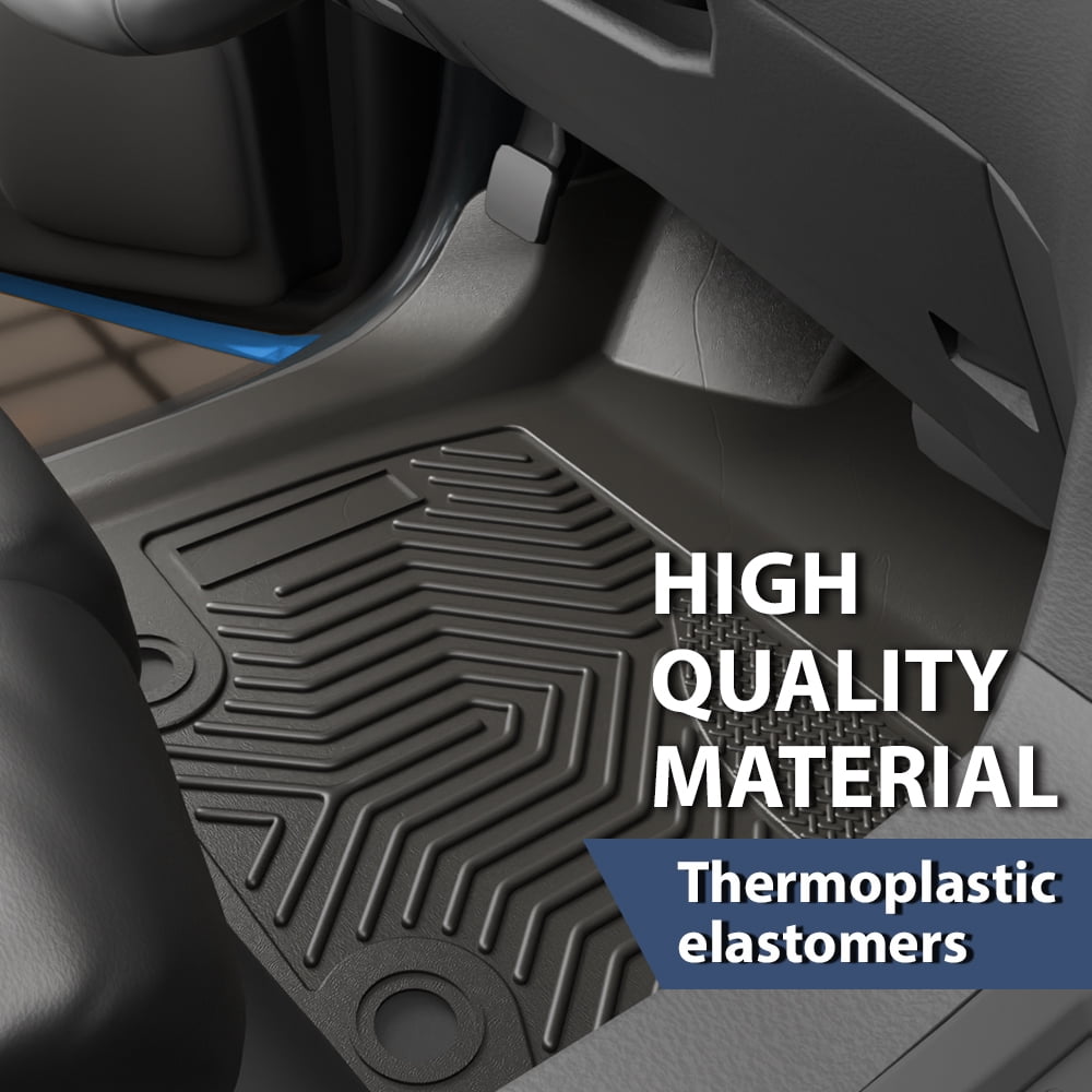 All Weather TPE Floor Mats Cargo Liner Full Set Fit For 2017-2023 Tesla Model 3