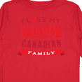 thumbnail image 4 of Inktastic Canadian Family Pride Awesome Boys or Girls Long Sleeve Toddler T-Shirt, 4 of 5