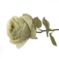 thumbnail image 2 of Rosa artificial Sincero para el hogar dormitorio mesa de boda centro de mesa decoración ramo verde, 2 of 9
