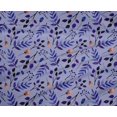 thumbnail image 4 of oneOone Polyester Spandex Bluish Violet Fabric Florals Sewing Fabric By The Yard Printed Diy Clothing Sewing Supplies 56 Inch Wide, 4 of 4