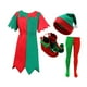 thumbnail image 3 of Disfraz de elfo navideño para adultos, túnica superior para fiesta, actuación, juego de rol SG, 3 of 9