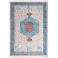 thumbnail image 1 of Casavani Dining Room Natural Cotton Area Rug,Blue 5x7 Ft, 1 of 6
