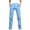 Sky Blue, variant on Dezsed Mens Casual Loose Straight-Leg Jeans Stretch Comfy Denim Jeans Pants Business Fallow Denim Trousers Gray XL