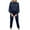 Dark Blue, variant on FAIWAD Sweatsuits for Women 2 Piece Set Long Sleeve Pullover Sweatshirts Sweatpants Workout Athletic Tracksuit Casual Outfits