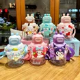 thumbnail image 4 of 700ml Sanrio Kuromi Melody Hello Kitty Plastic Bottle Drink Cup Cinnamoroll Pochacco Student Cartoon Large Capacity Water Bottle, 4 of 10