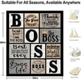 thumbnail image 4 of Boss Day Gifts for Him, Best Boss Gifts for Men, Boss Appreciation Throw Blanket 60 L X50 W, Boss Leaving Gifts, Boss Christmas Birthday Gifts for Men, 4 of 6