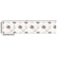 thumbnail image 3 of Ambesonne Floral Fabric by the Yard Upholstery, Bohemian Blossom Pattern Art, 1 Yard, Eggplant White Pale Grey, 3 of 5