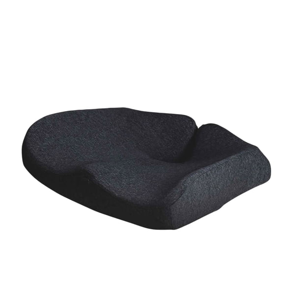 Ergonomic Coccyx Seat Cushion with Lumbar Support - Memory Foam Orthopedic Cushion for Tailbone & Sciatica Pain Relief - Office Chair, Car, Wheelchair Pad (Seat Cushion)