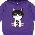 thumbnail image 3 of Inktastic 2nd Birthday Cat 2 Year Old Girl Toddler Hoodie, 3 of 4