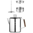 WBTAYB 55705 Rapid Brew Stovetop Coffee Percolator, Stainless Steel, 2